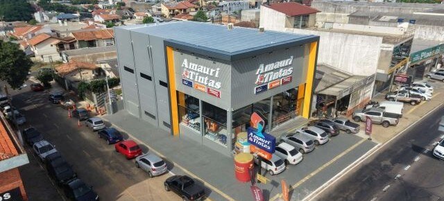 Loja de Tintas Amauri Tintas no bairro Bom Princípio na Parada 59 em Gravataí RS na Av. Dorival Cândido Luz de Oliveira